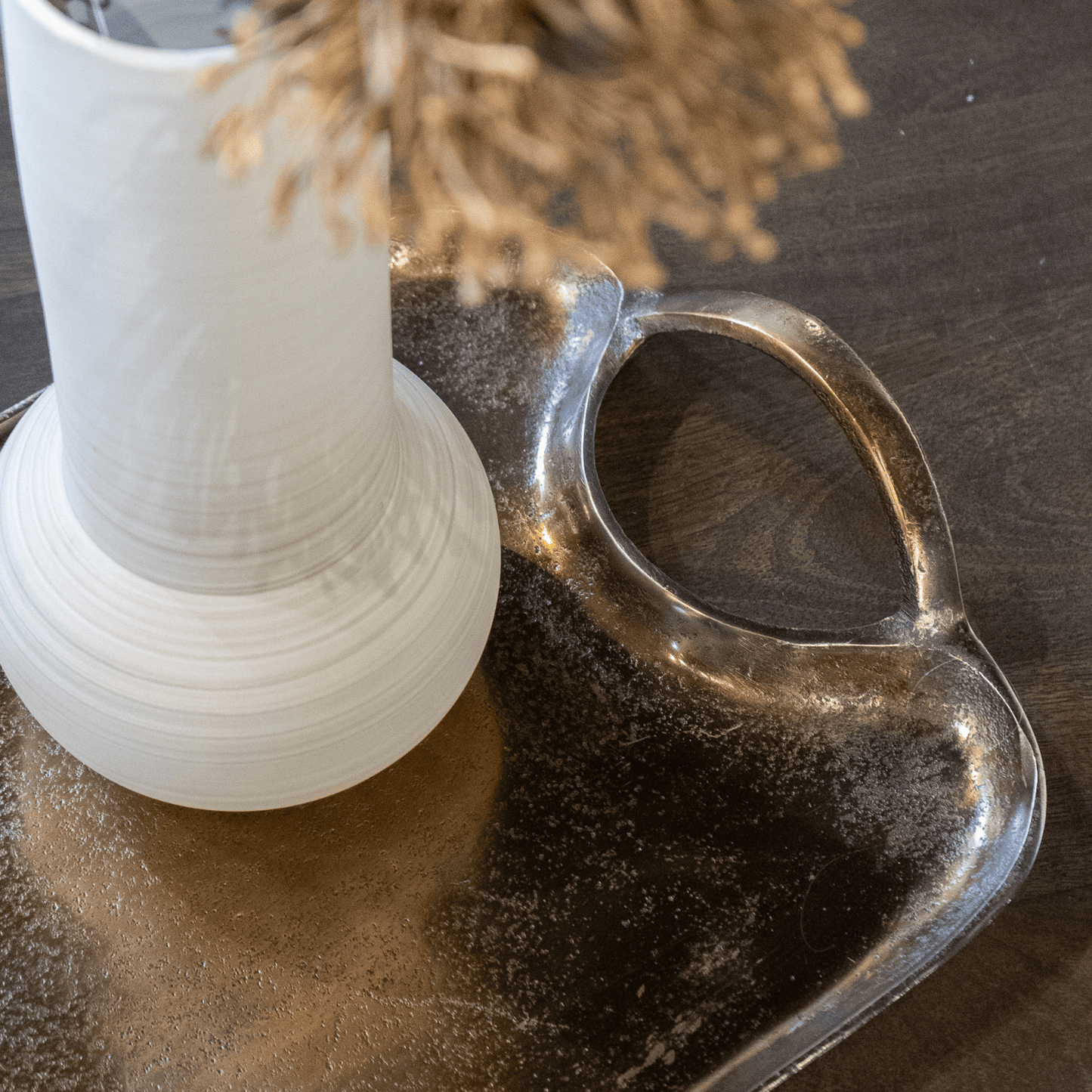 Gilded Serving Tray Set of 3