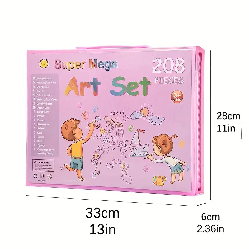 Kids Art Super Set 208pcs