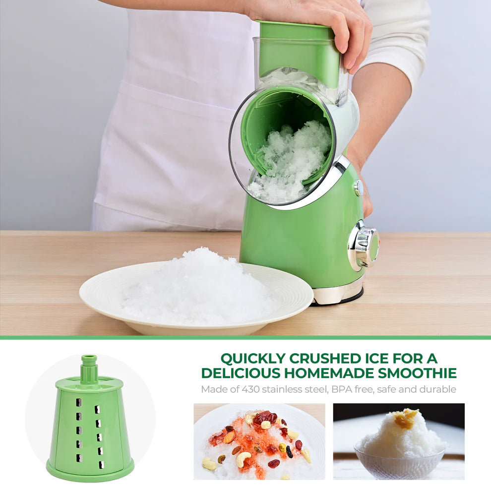6-in-1 Rotary Cheese & Vegetable Grater