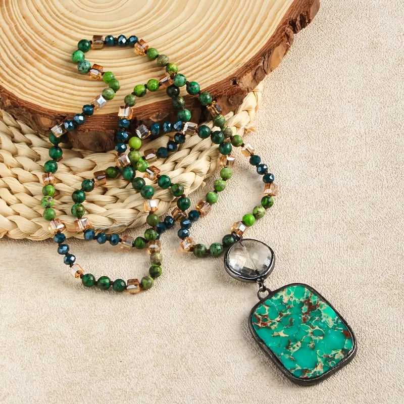 Bohemian Natural Stone Necklace