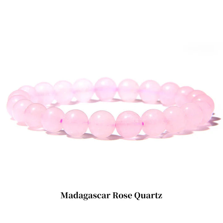 Natural Stone Quartz Healing Beads Bracelet