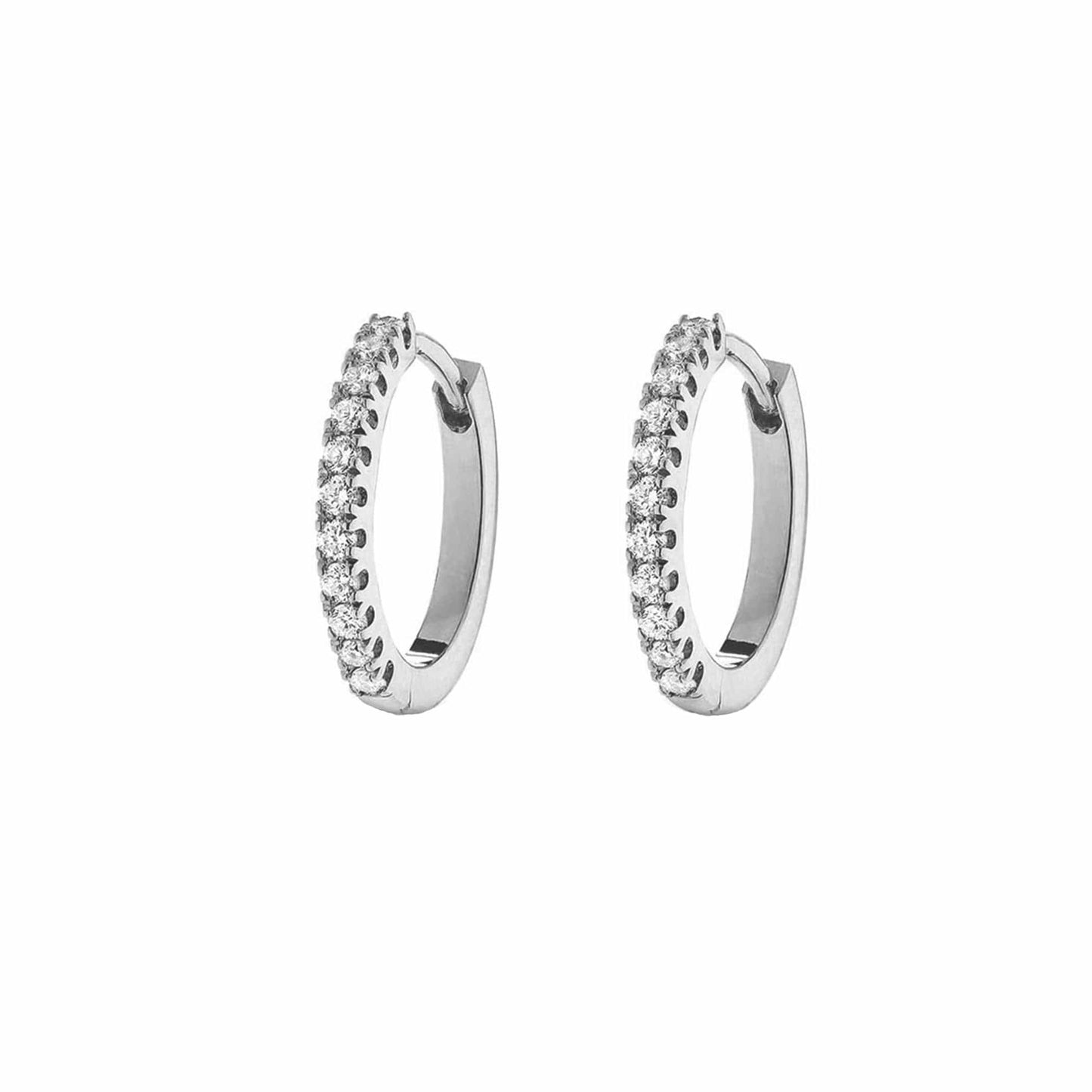 CLASSIC HUGGIE EARRINGS - SILVER - LndmarkClub USA
