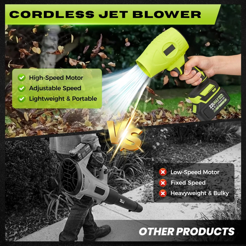 The Cordless Jet Blower