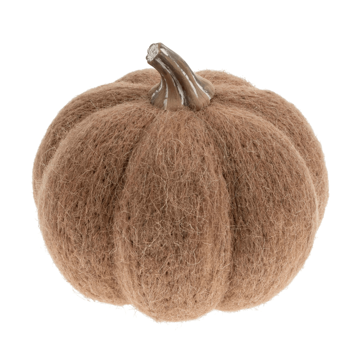 Terracotta Felt Harvest Pumpkin