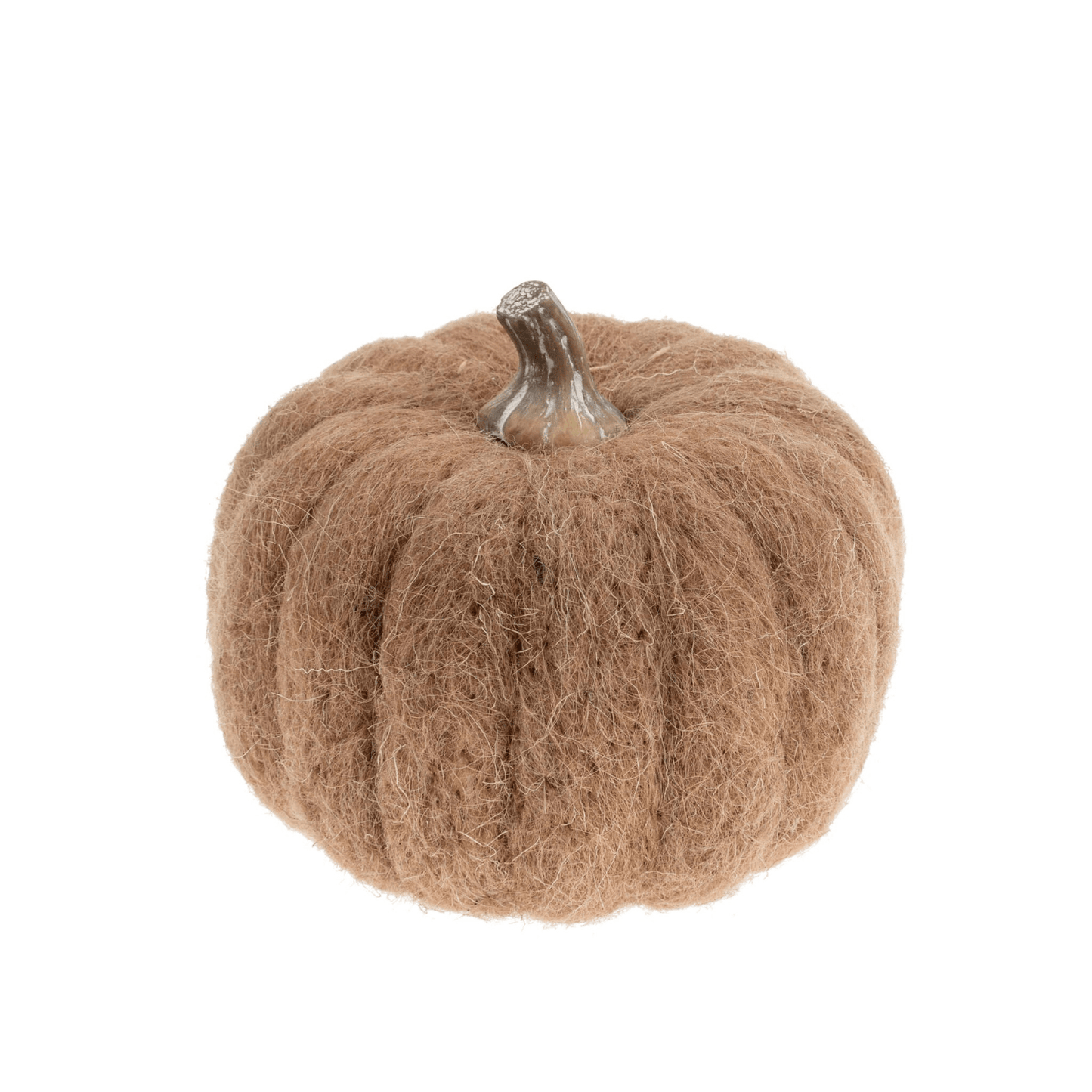 Terracotta Felt Harvest Pumpkin