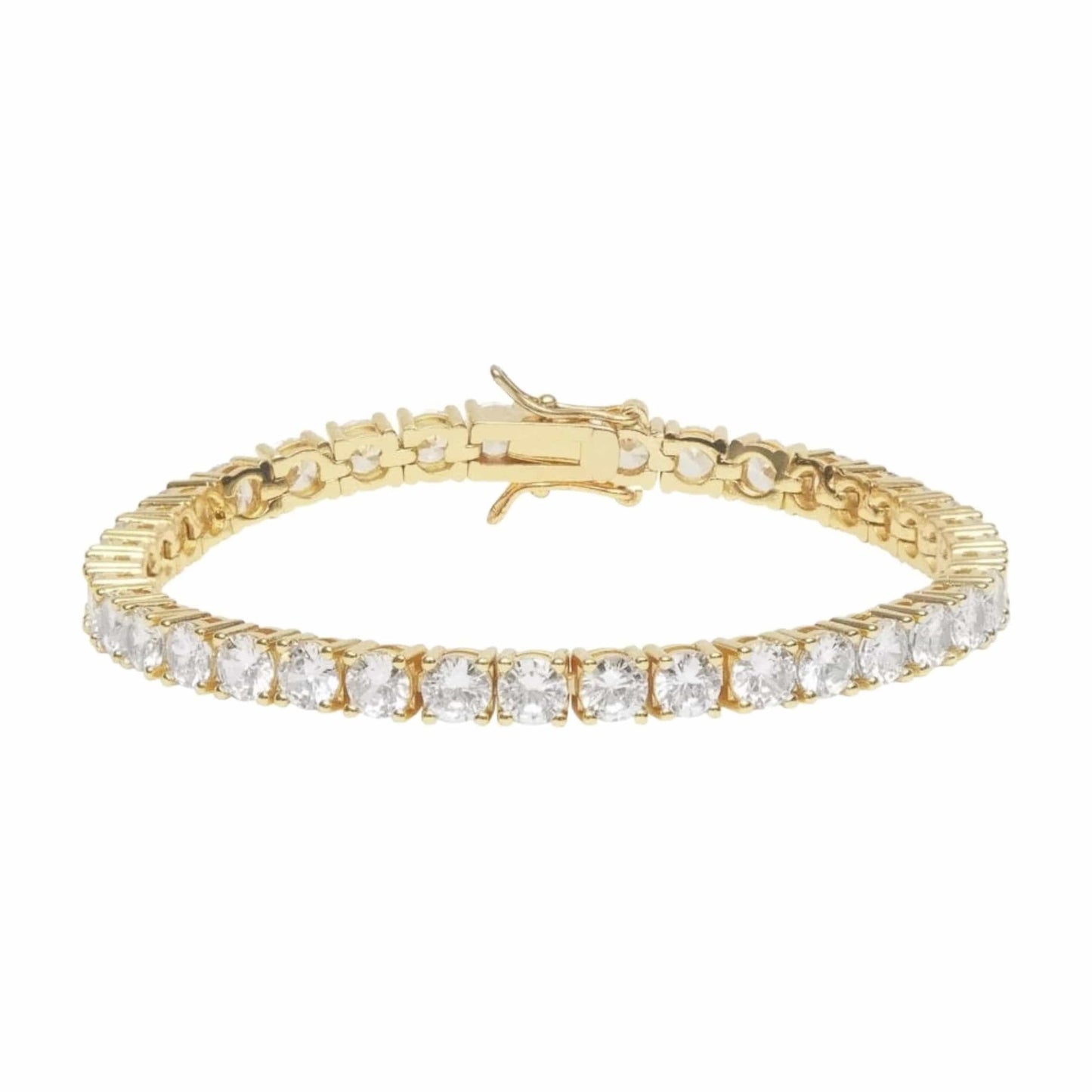 Elegant Gold Tatiana Tennis Bracelet with AAAAA Cubic Zirconia - LndmarkClub USA