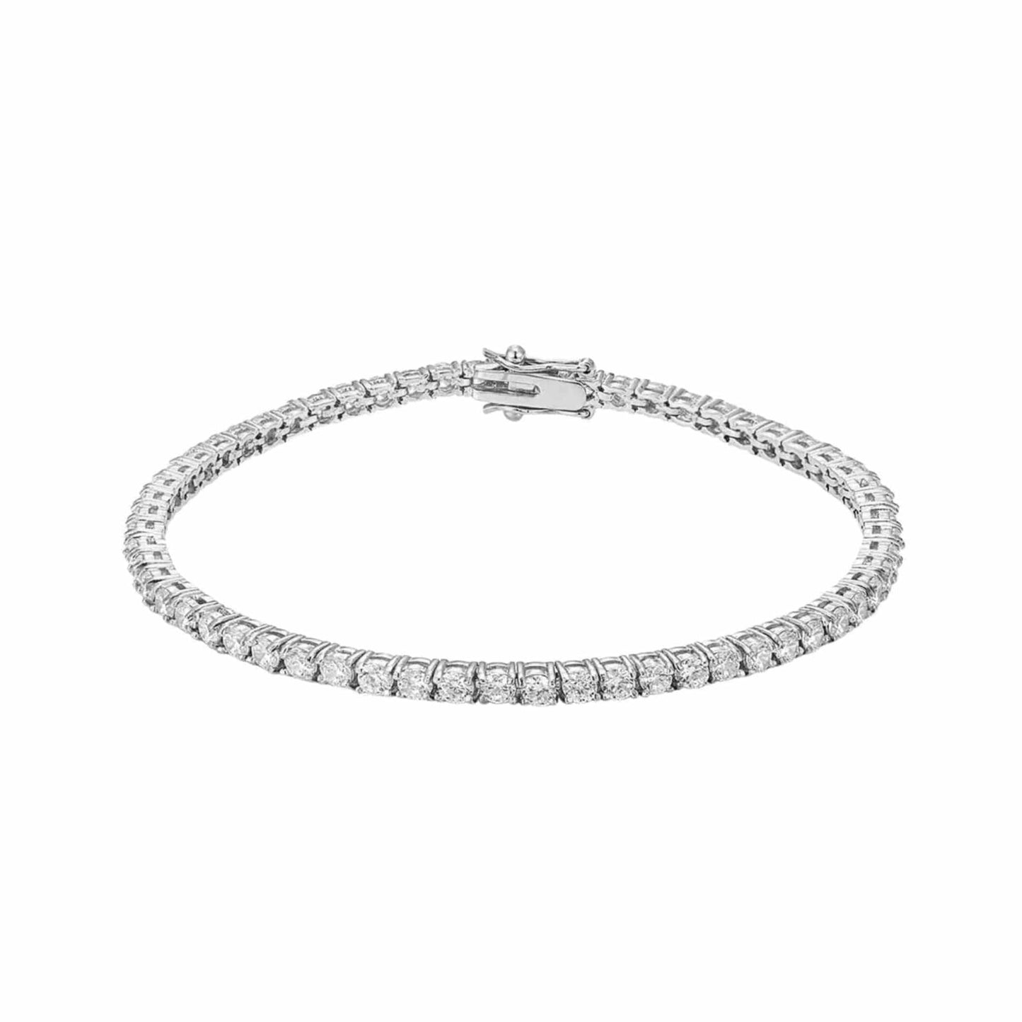 Elegant Silver Tennis Bracelet - Tyra Collection - LndmarkClub USA