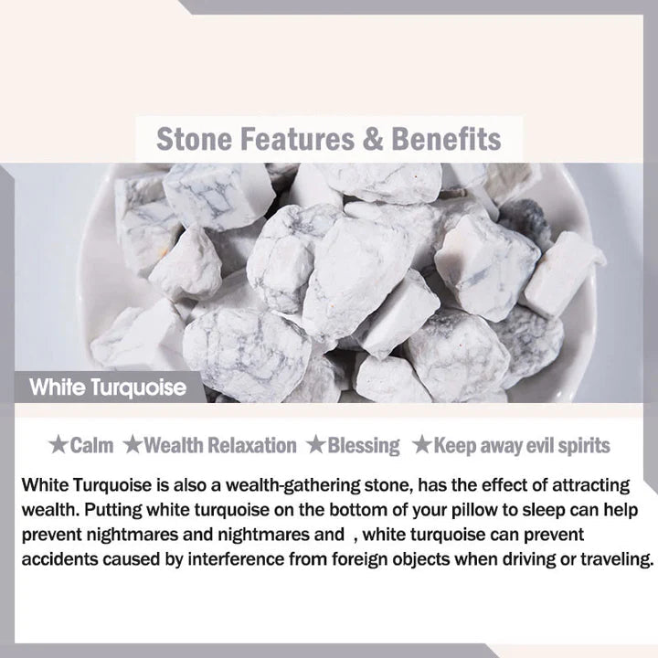 Natural Stone Quartz Healing Beads Bracelet