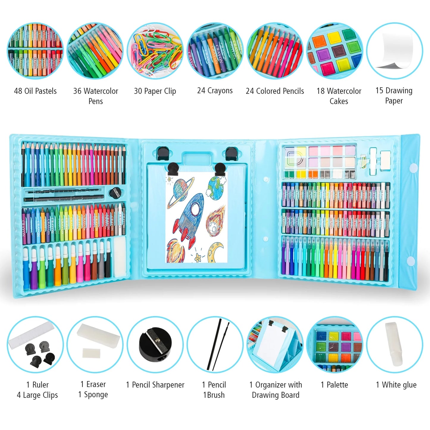 Kids Art Super Set 208pcs