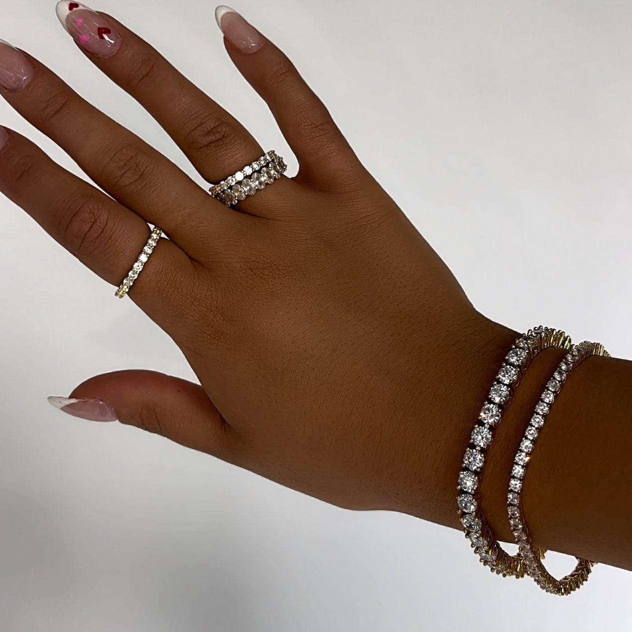 Elegant Gold Tatiana Tennis Bracelet with AAAAA Cubic Zirconia - LndmarkClub USA