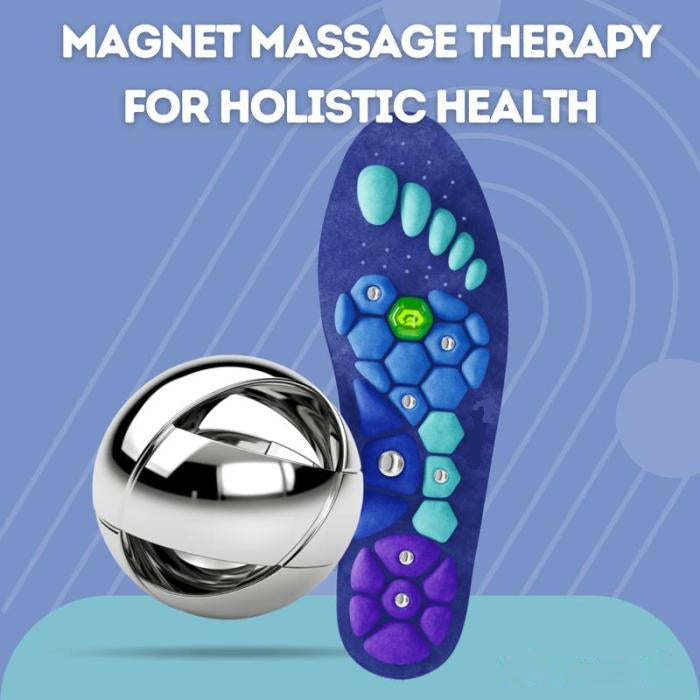 Shock Absorbing Magnetic Insoles