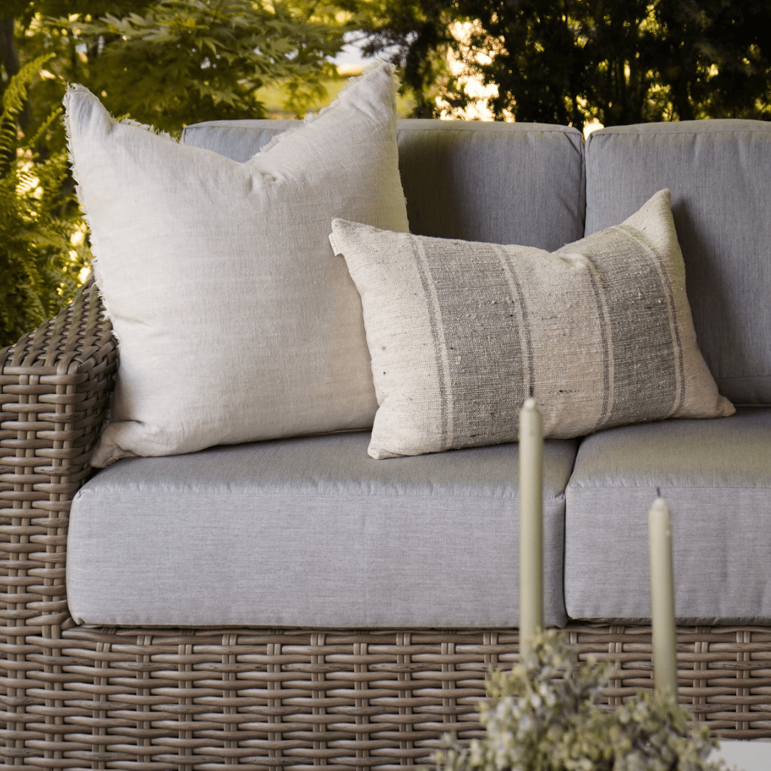 Cambri Natural Linen Pillow - LndmarkClub USA