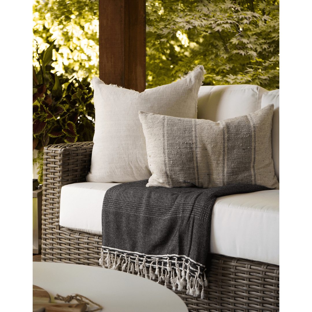 Cambri Natural Linen Pillow - LndmarkClub USA