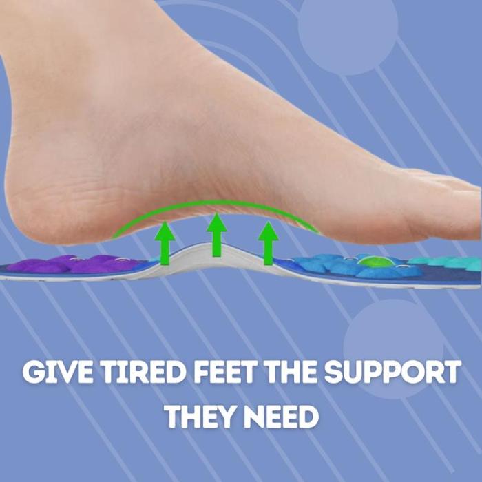 Shock Absorbing Magnetic Insoles