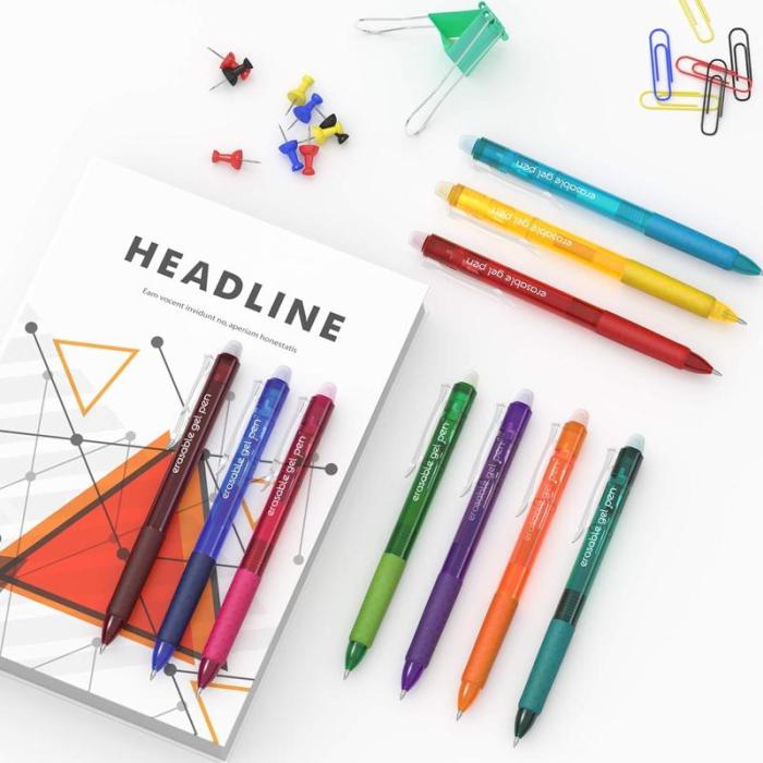 26 Pack Erasable Gel Pen Set