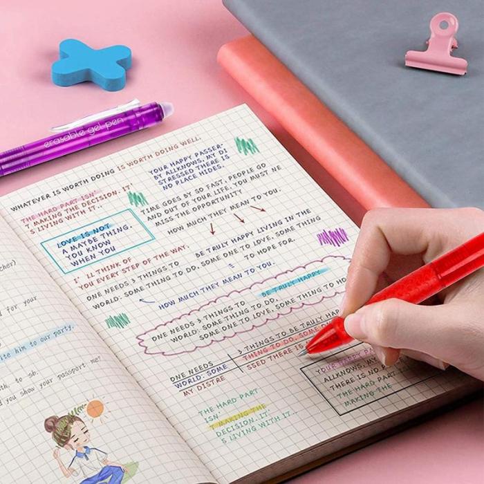 26 Pack Erasable Gel Pen Set