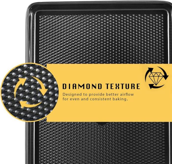 DiamondTex Non-Stick Baking Tray Set