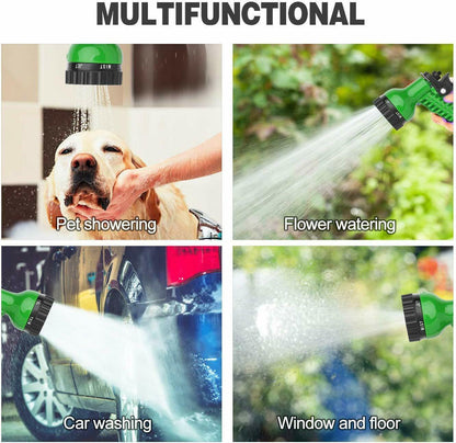 Expandable 100FT Garden Hose with 7-Function Spray Nozzle - Free Shipping