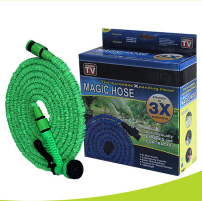 Expandable 100FT Garden Hose with 7-Function Spray Nozzle - Free Shipping