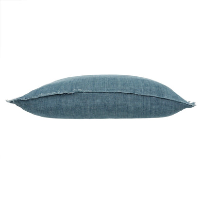 Cambri Arctic Blue Linen Pillow - LndmarkClub USA