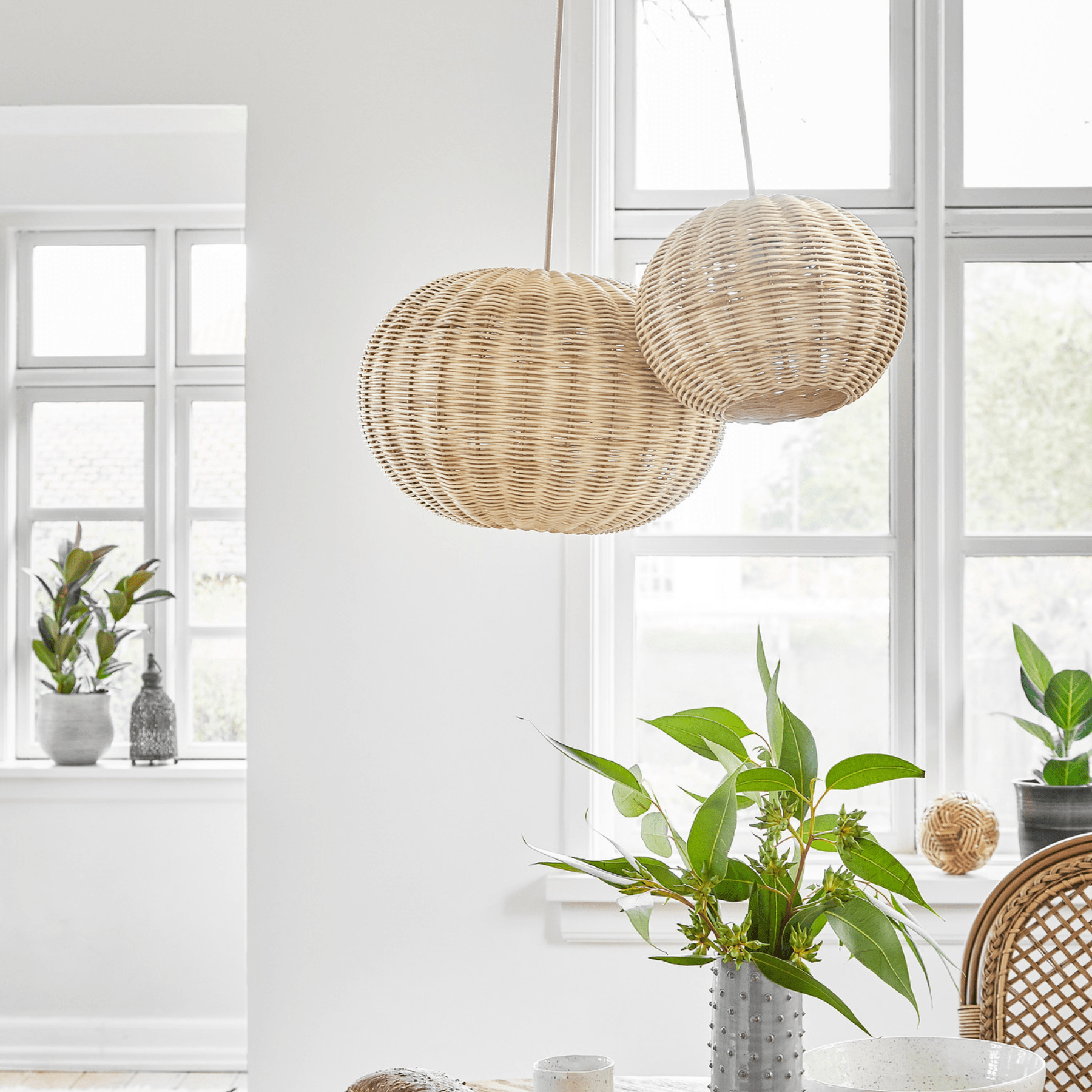 Natural Wicker Lampshade - LndmarkClub USA