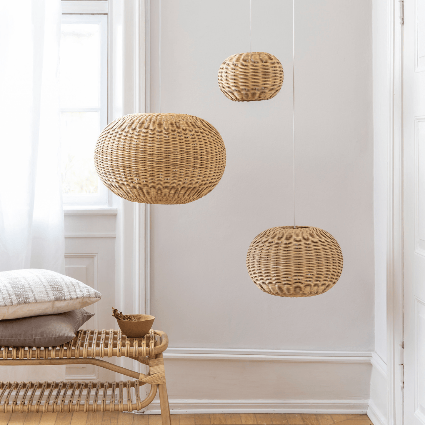 Natural Wicker Lampshade - LndmarkClub USA