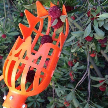 Elevated Apple Harvesting Tool - High-Reach Fruit Picker - Complimentary Shipping