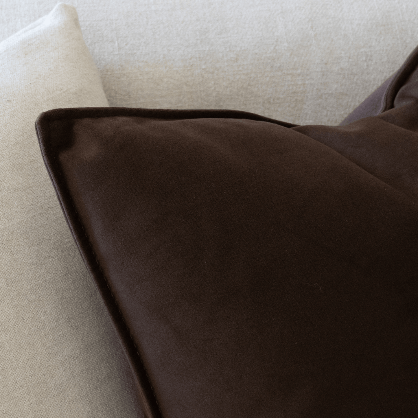 Velvet Espresso Toss Pillow