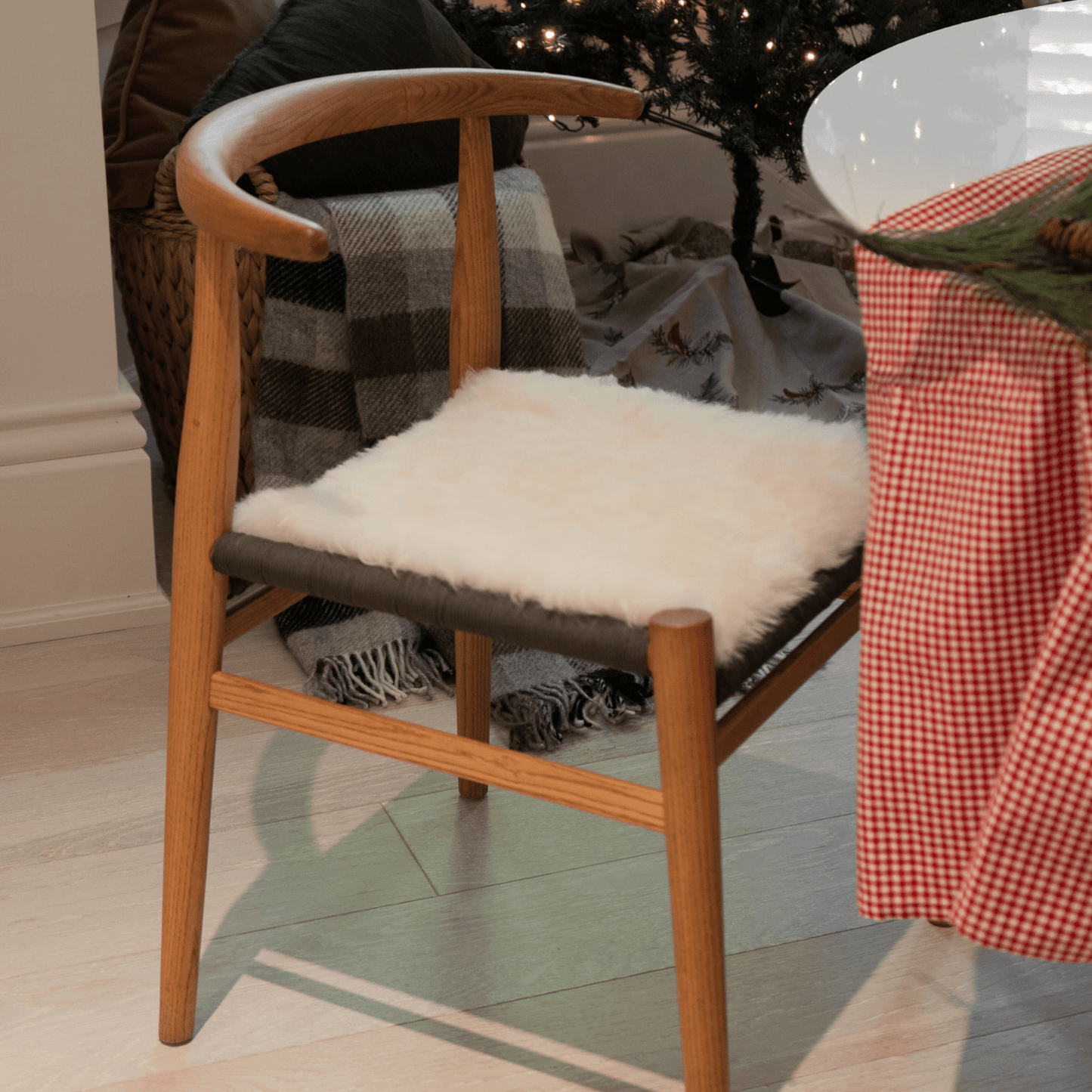 Shorn White Sheepskin Chair Pad - LndmarkClub USA