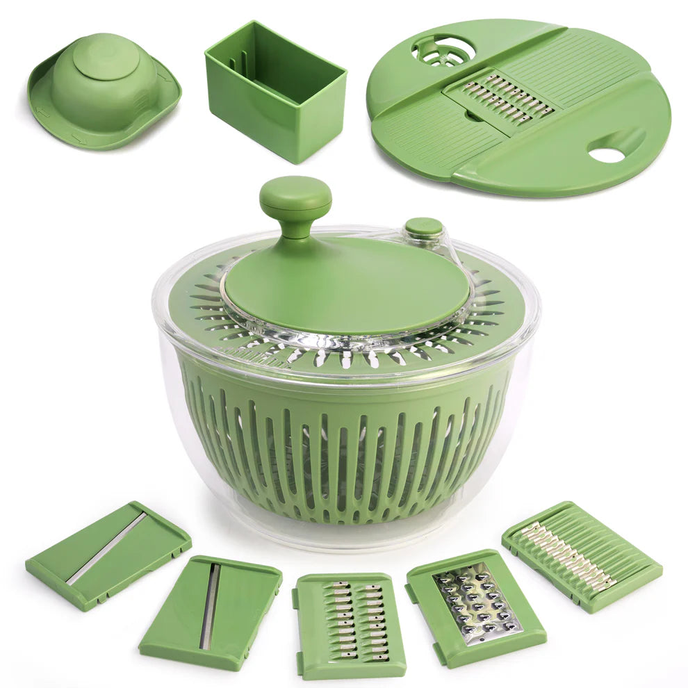 5 in 1 Vegetable Spin Chopper