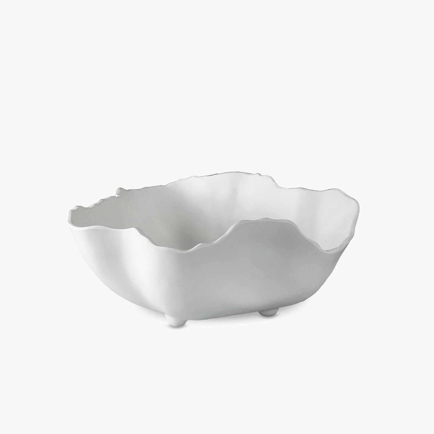 Sculpted White Bowl - LndmarkClub USA