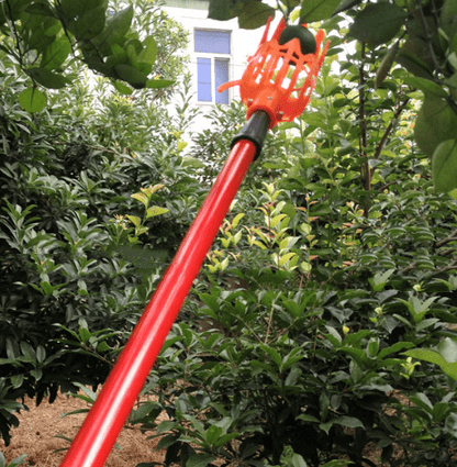 Elevated Apple Harvesting Tool - High-Reach Fruit Picker - Complimentary Shipping