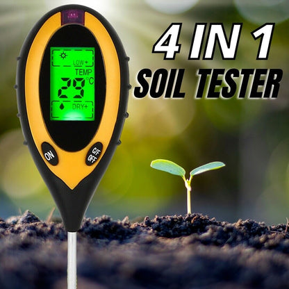 Soil PH And Moisture Light Intensity Test Meter - FREE SHIPPING