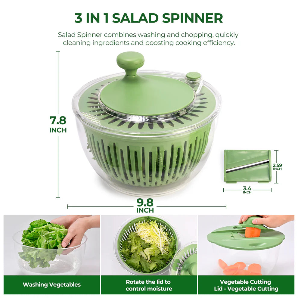 5 in 1 Vegetable Spin Chopper