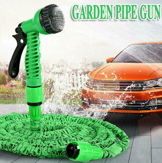 Expandable 100FT Garden Hose with 7-Function Spray Nozzle - Free Shipping