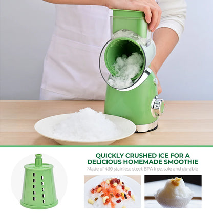 6-in-1 Rotary Cheese & Vegetable Grater