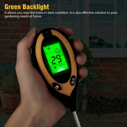 Soil PH And Moisture Light Intensity Test Meter - FREE SHIPPING