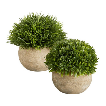 Grass Pot Set of 2 - LndmarkClub USA