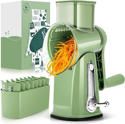 5 in 1 Rotary Cheese Grater Vegetable Slicer