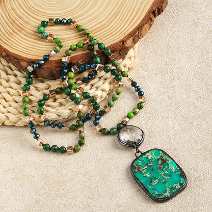 Bohemian Natural Stone Necklace