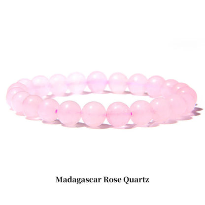 Natural Stone Quartz Healing Beads Bracelet
