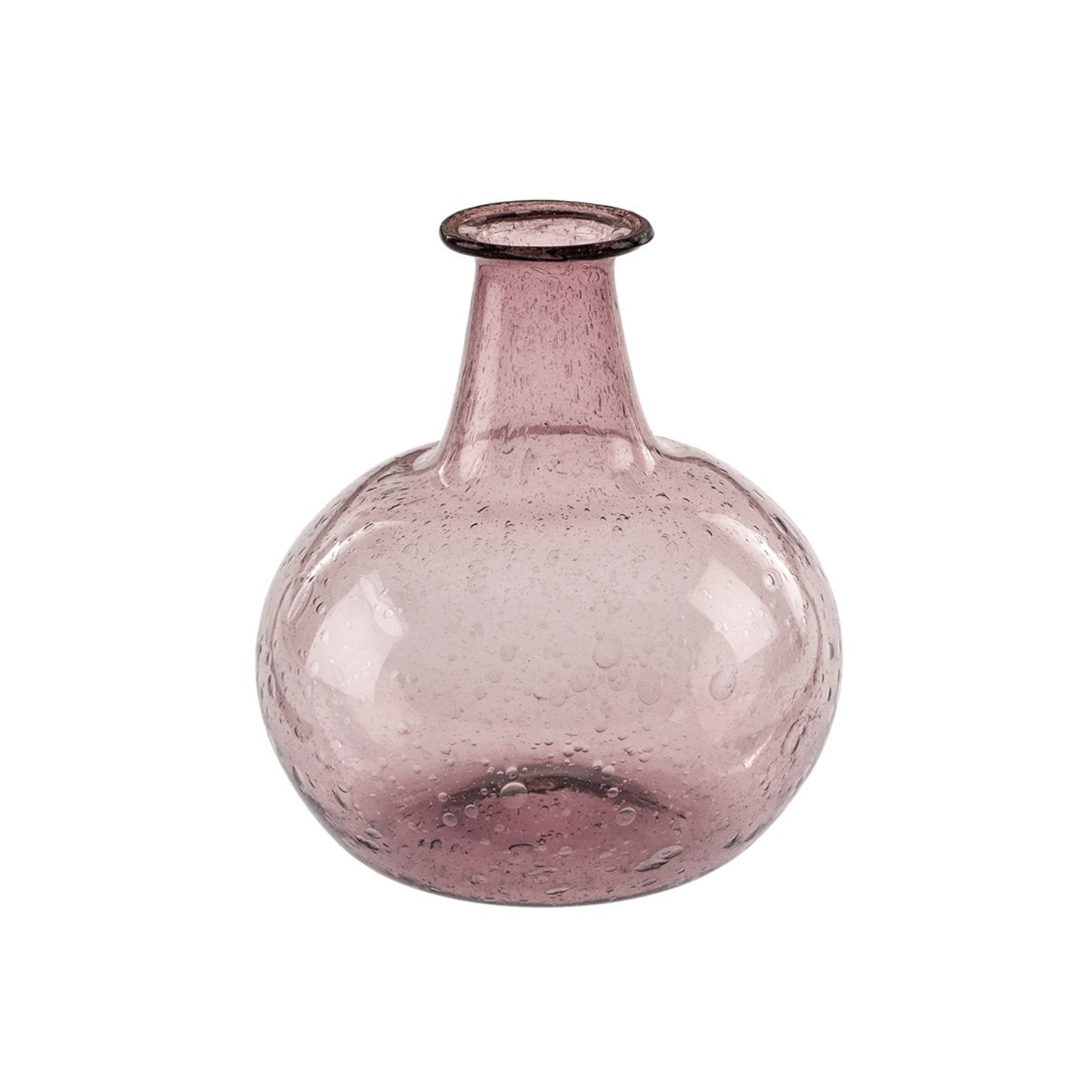 Delicate Amethyst Recycled Glass Blossom Vase - LndmarkClub USA