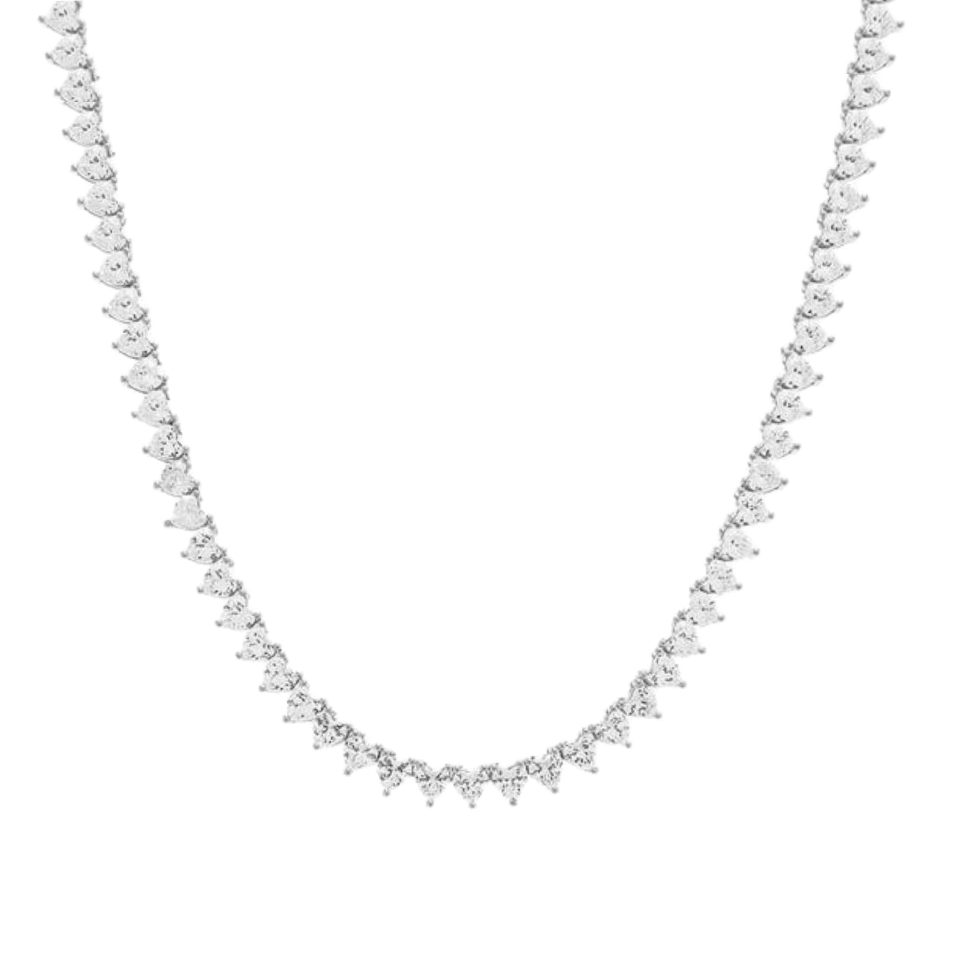 Glistening Aphrodite Silver Necklace - LndmarkClub USA