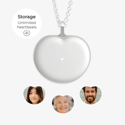 Love Tap Heart Necklace Set