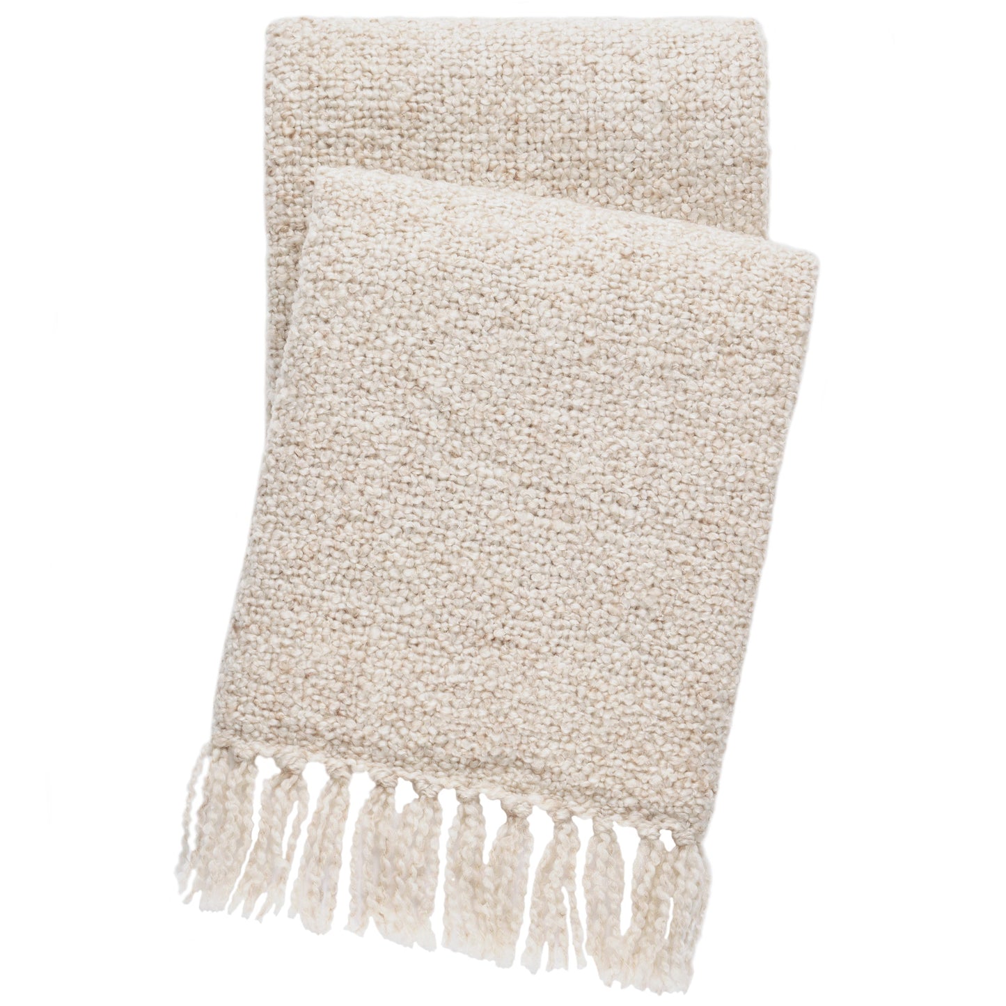 Dash & Albert Boucle Natural In/Out Throw - LndmarkClub USA