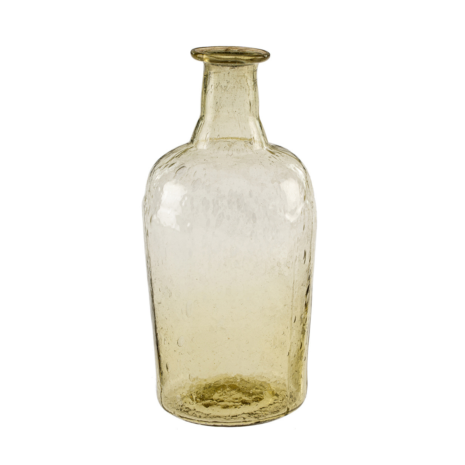 Light Canary Recycled Glass Bud Vase - LndmarkClub USA