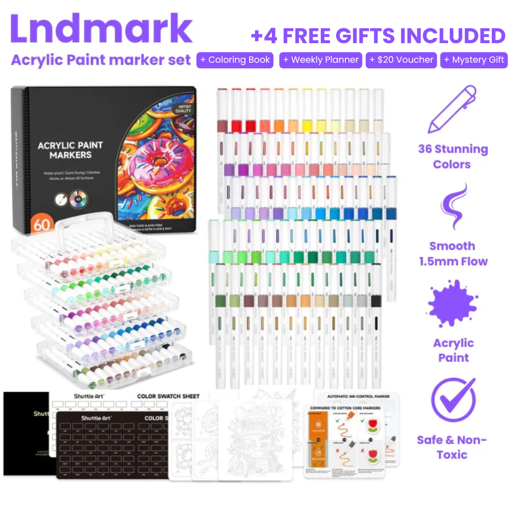 Acrylic Paint Marker Set VIP