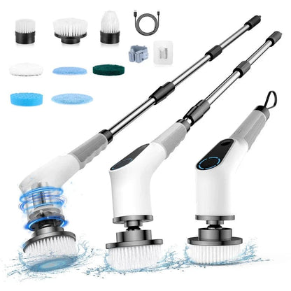 9 in 1 Multifunction Electric Spin Scrubber