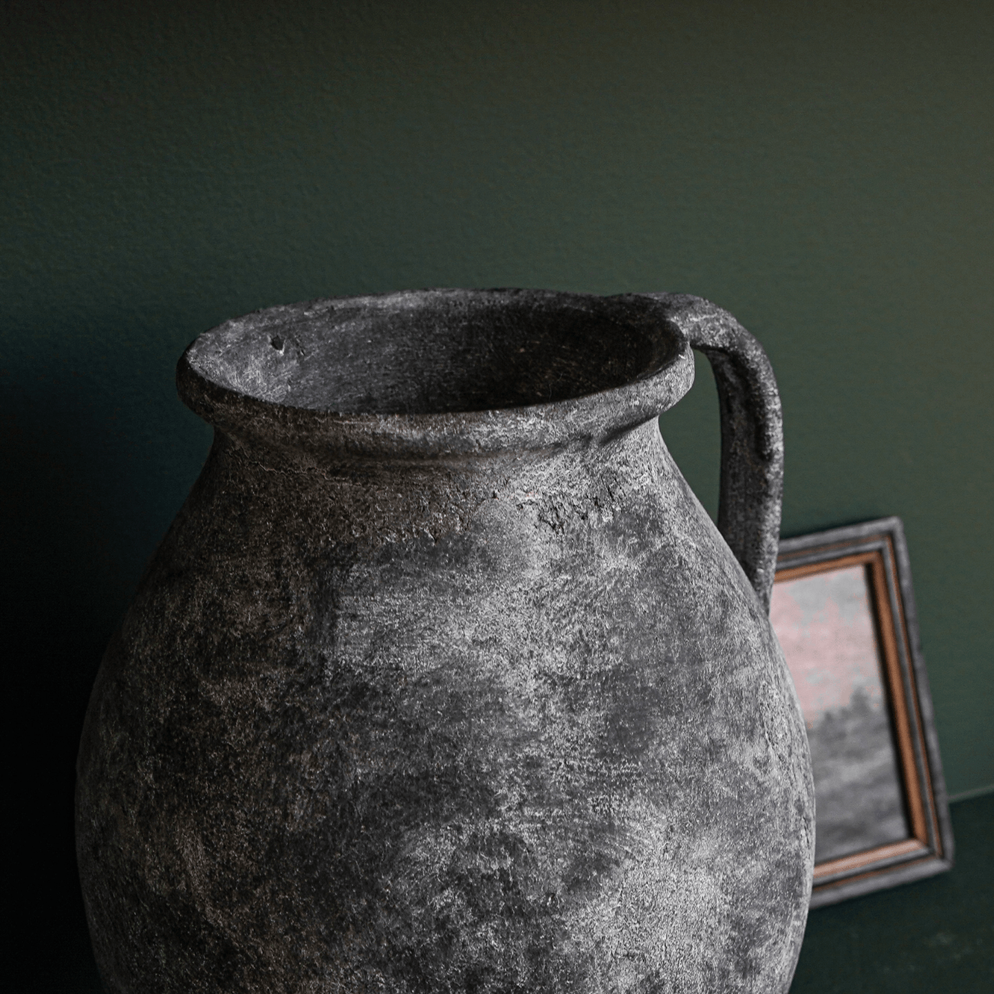 Ember Black Ceramic Vase