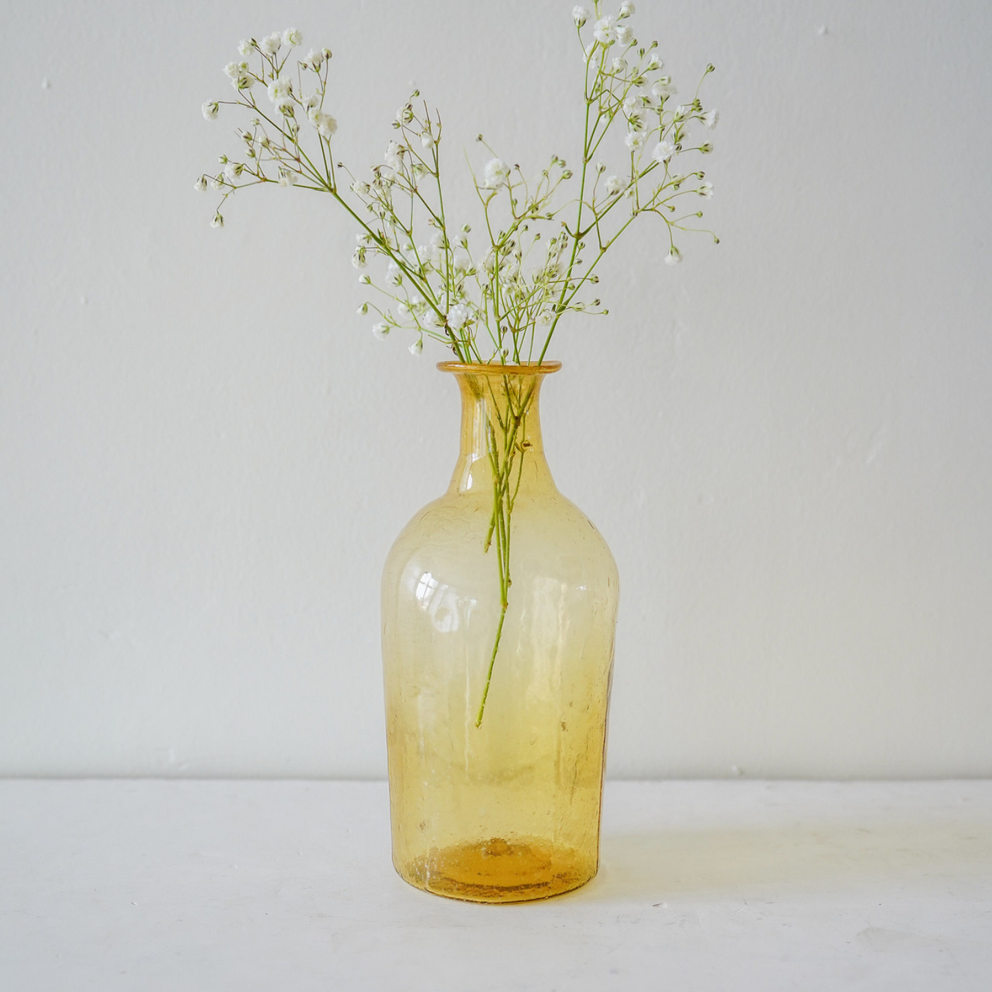 Light Canary Recycled Glass Bud Vase - LndmarkClub USA